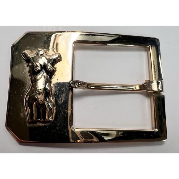 VENUS 1955 Belt Buckle Gold Color NEW ORLEANS MARDI GRAS KREWE FAVOR BR2431